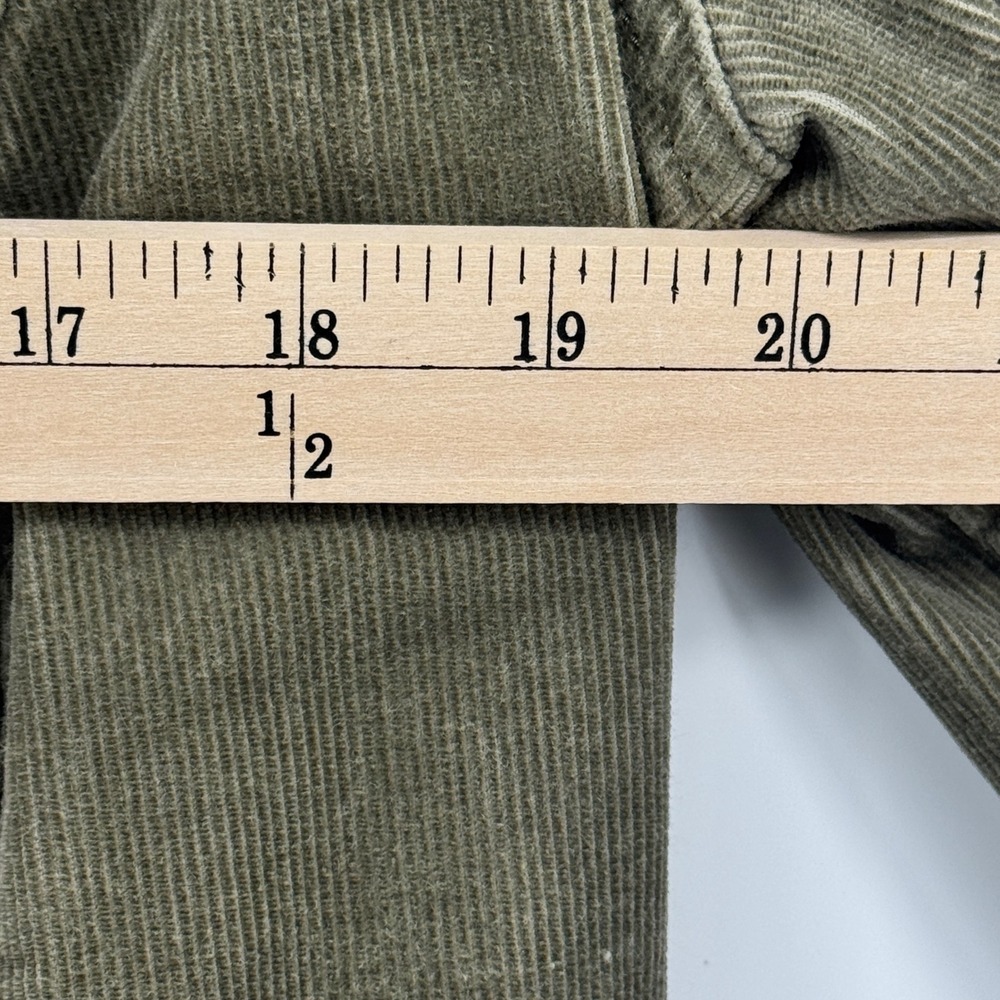 Eddie Bauer Womens Corduroy Utility Jacket Button Up Size Small Boho Military - Picture 4 of 5